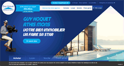 Desktop Screenshot of guyhoquet-immobilier-athismons.com